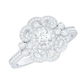 Vintage Looking Diamond Engagement Ring for Women