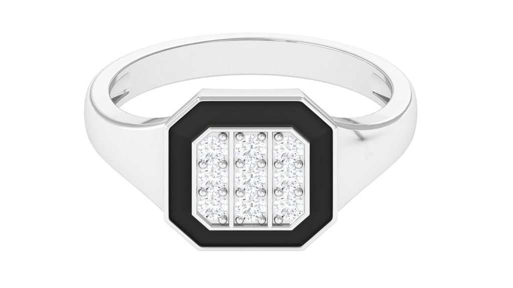 Vintage Style Diamond Engagement Ring for Men