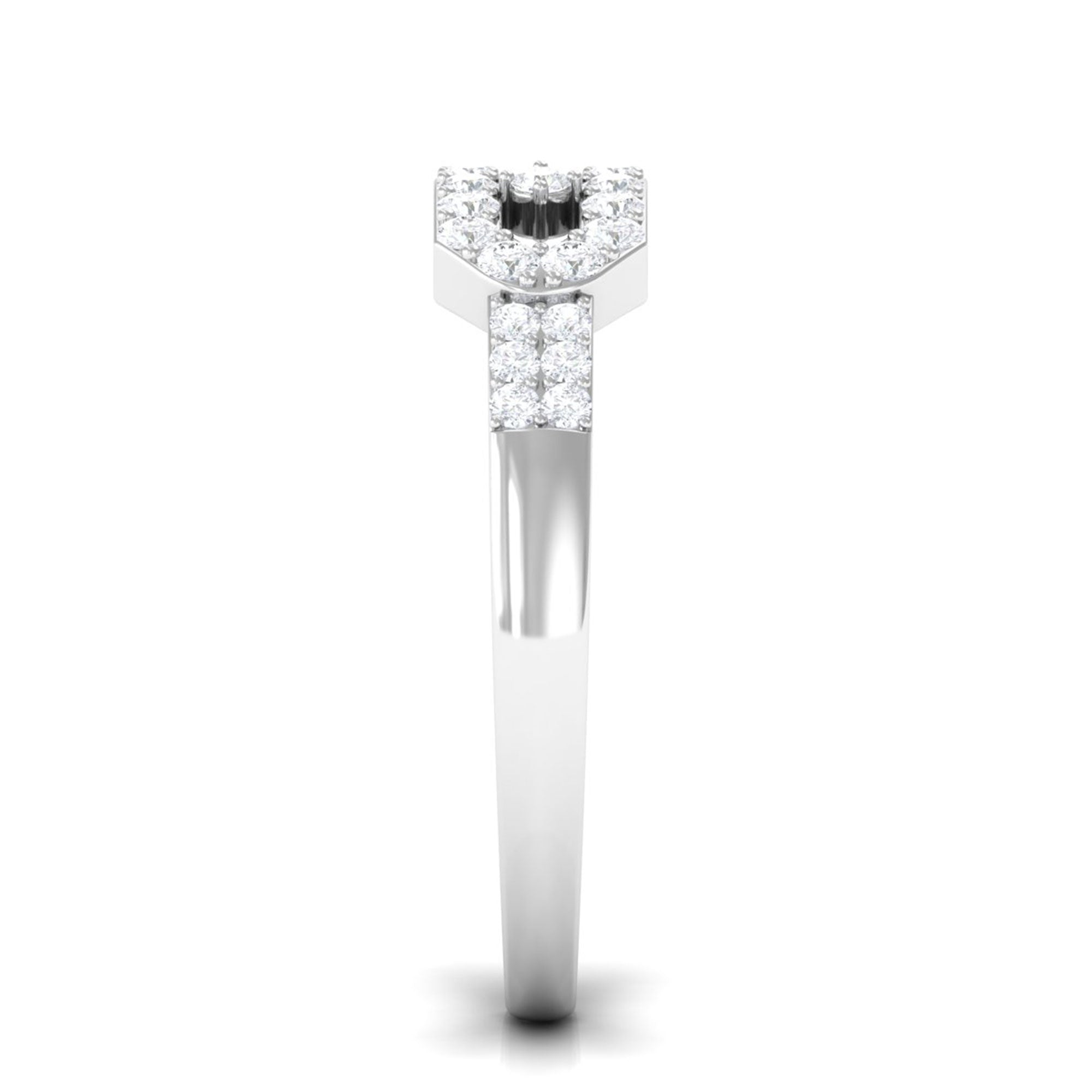Contemporary Natural Diamond Ring for Women