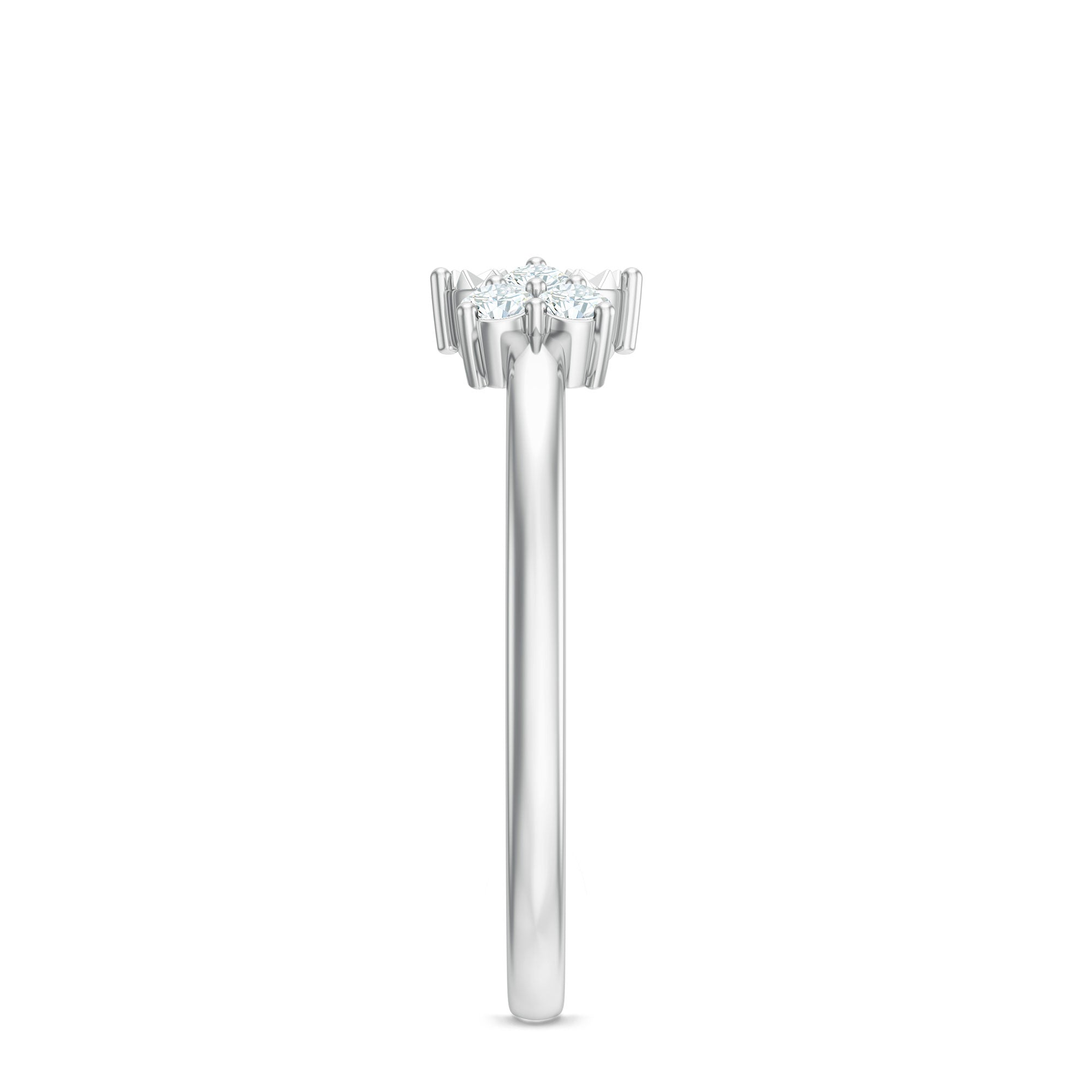 Certified Natural Diamond Cuff Ring for Women