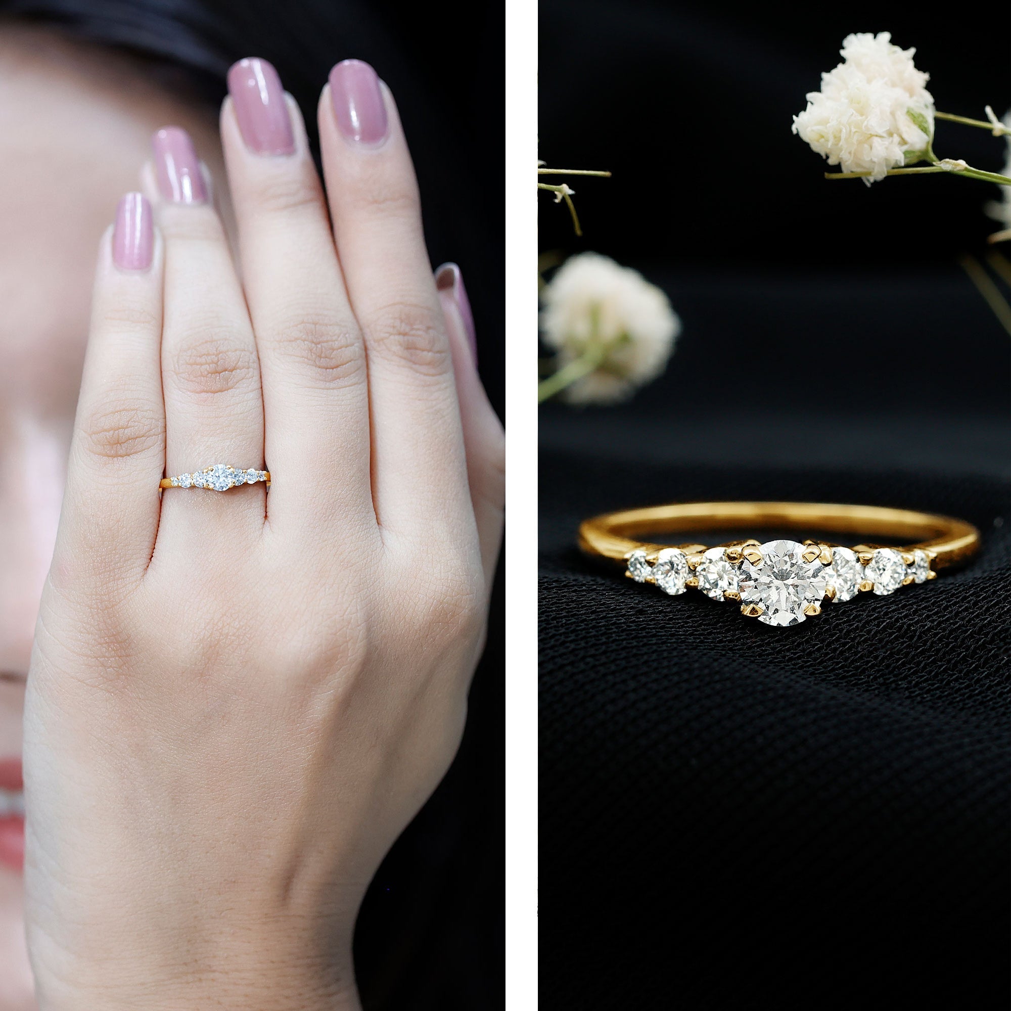 Certified Lab Grown Diamond Classic Solitaire Engagement Ring