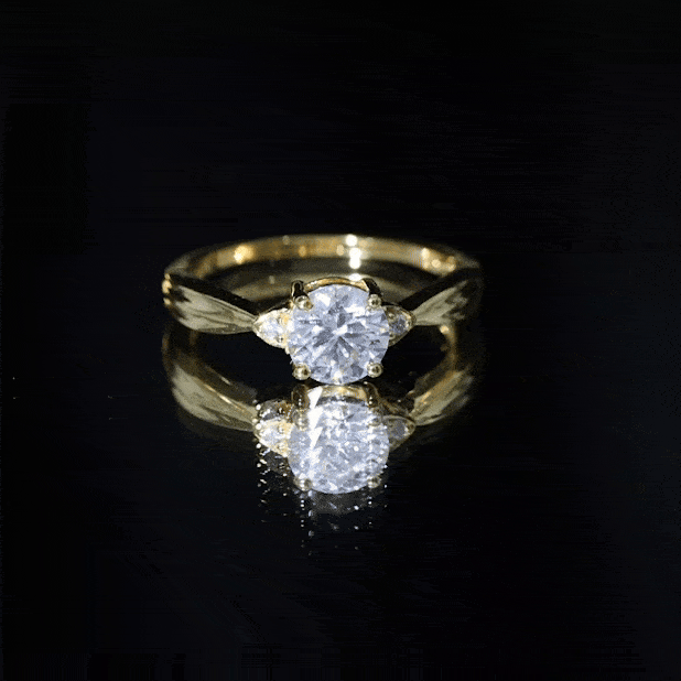 Certified Lab Grown Diamond 6 MM Solitaire Promise Ring