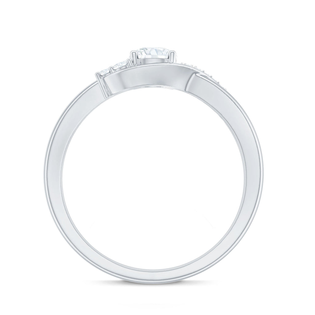 Certified 5 MM Lab Grown Diamond Proposal Ring For Women