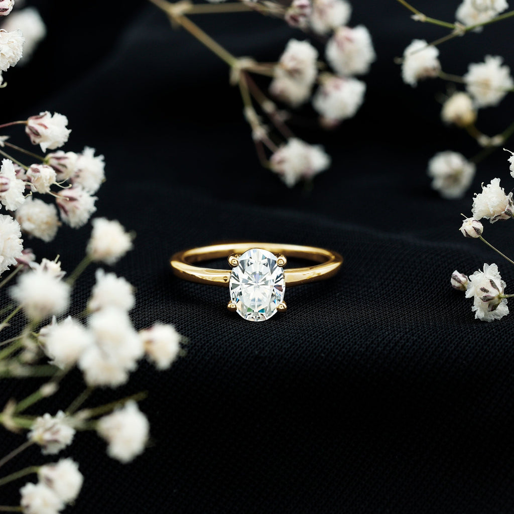 Certified 1 Carat Lab Grown Diamond Engagement Ring