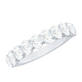 2 CT Zircon Half Eternity Ring