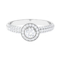 Vintage Inspired Diamond Engagement Ring for Women