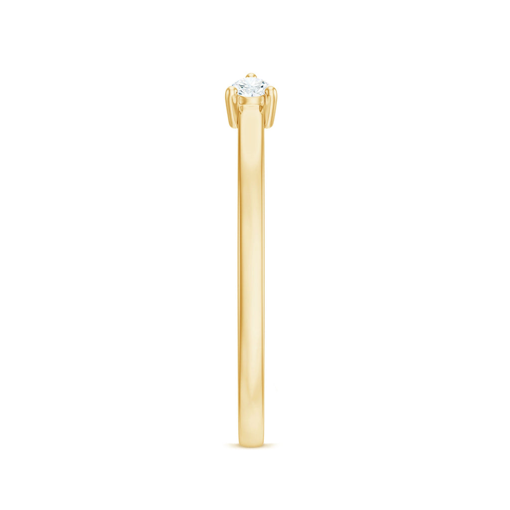 Dainty Diamond Two Stone Cuff Ring in Gold