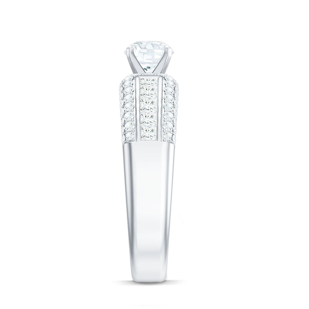 1.75 CT Cubic Zircon Statement Engagement Ring