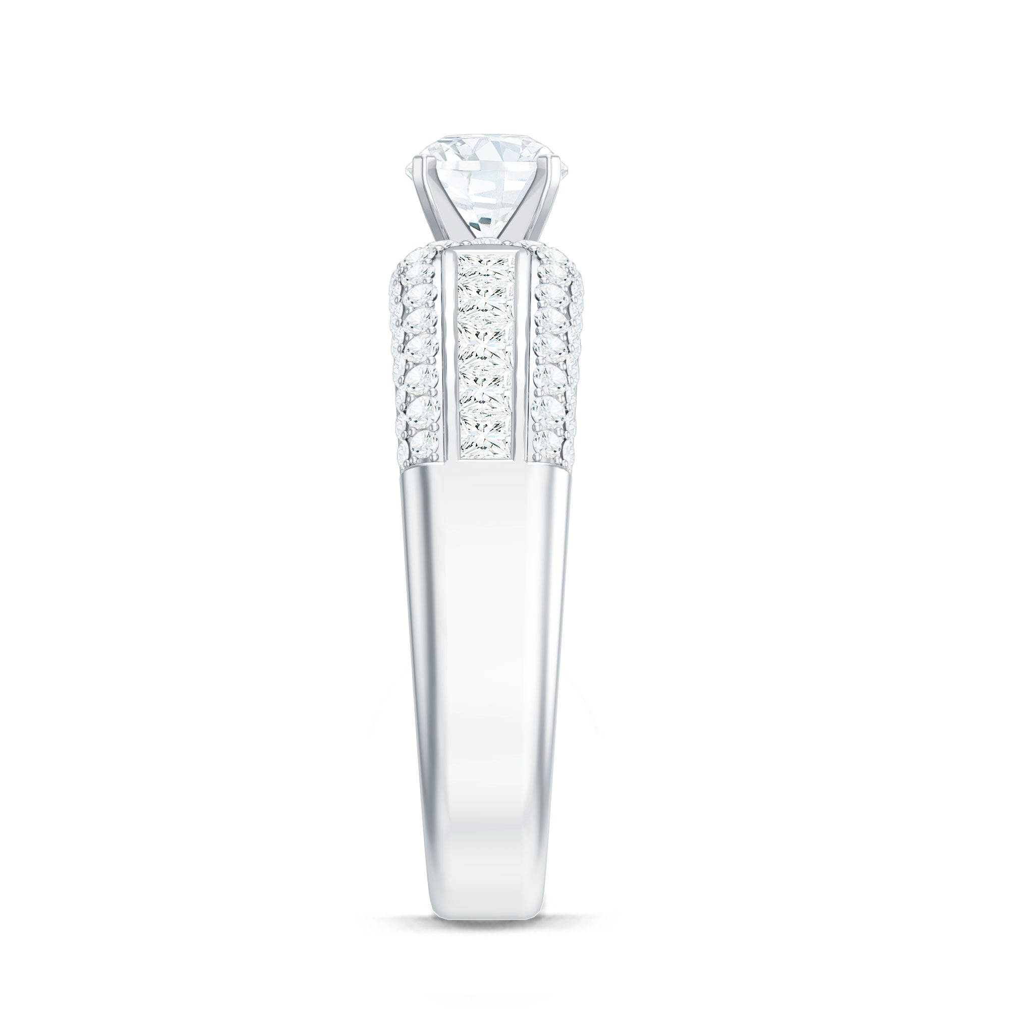 1.75 CT Cubic Zircon Statement Engagement Ring