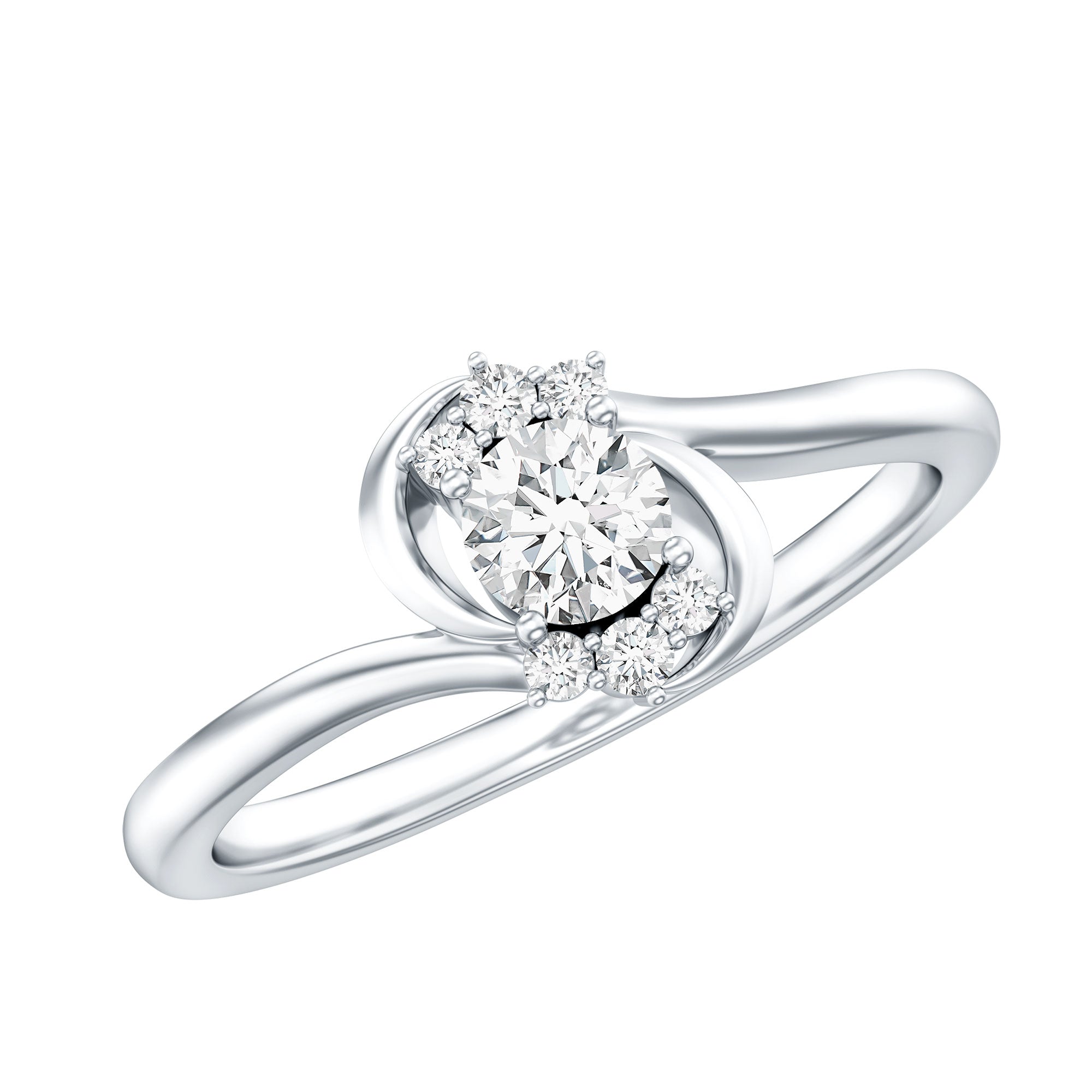 Brilliant Cut Certified Lab Grown Diamond Promise Ring For Her