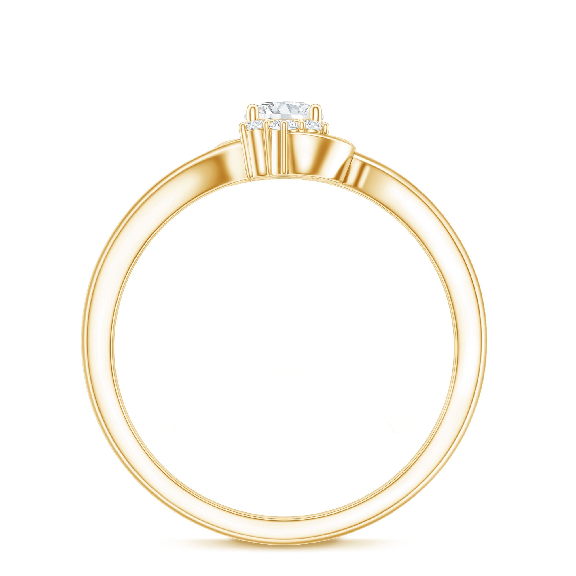 Brilliant Cut Certified Lab Grown Diamond Promise Ring For Her