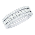 Zircon Stackable Band Ring Set of 3