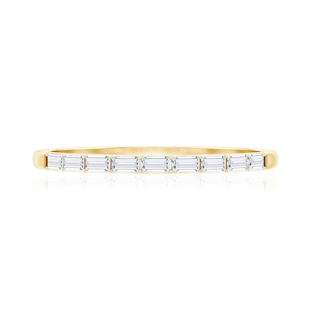 Baguette Diamond East West Stackable Ring