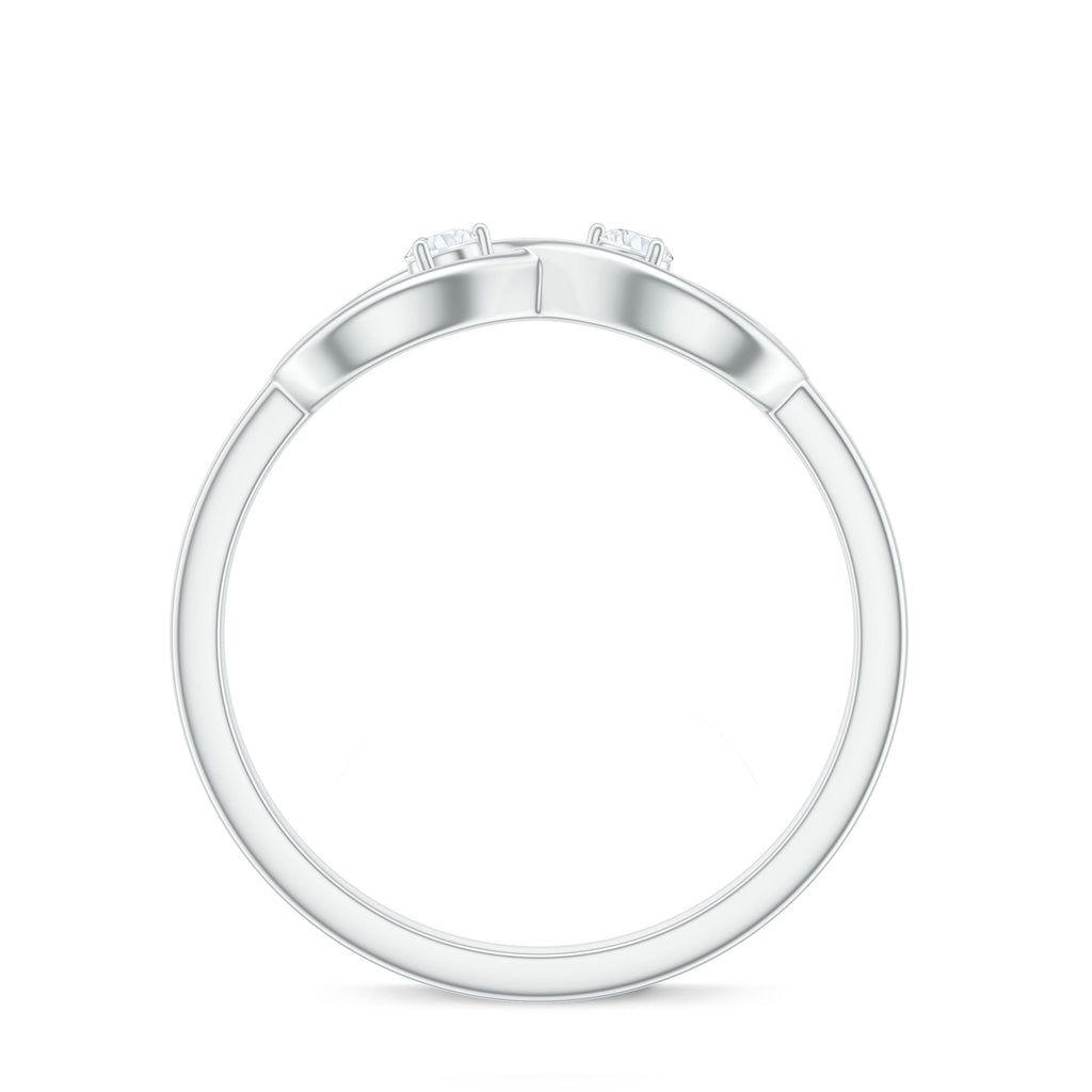 Certified Real Diamond Infinity Promise Ring for Women