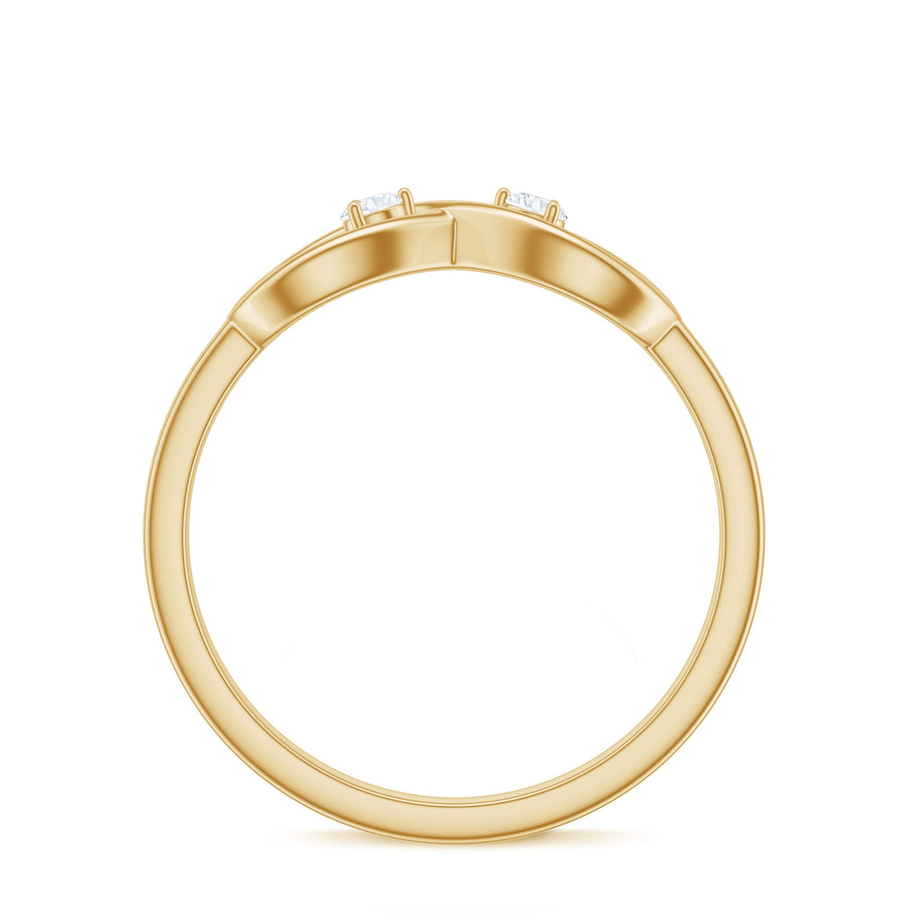 Certified Real Diamond Infinity Promise Ring for Women