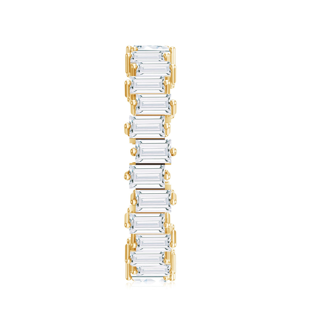Baguette Shape Moissanite Eternity Wedding Band