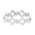 Zircon Twisted Stackable Eternity Ring