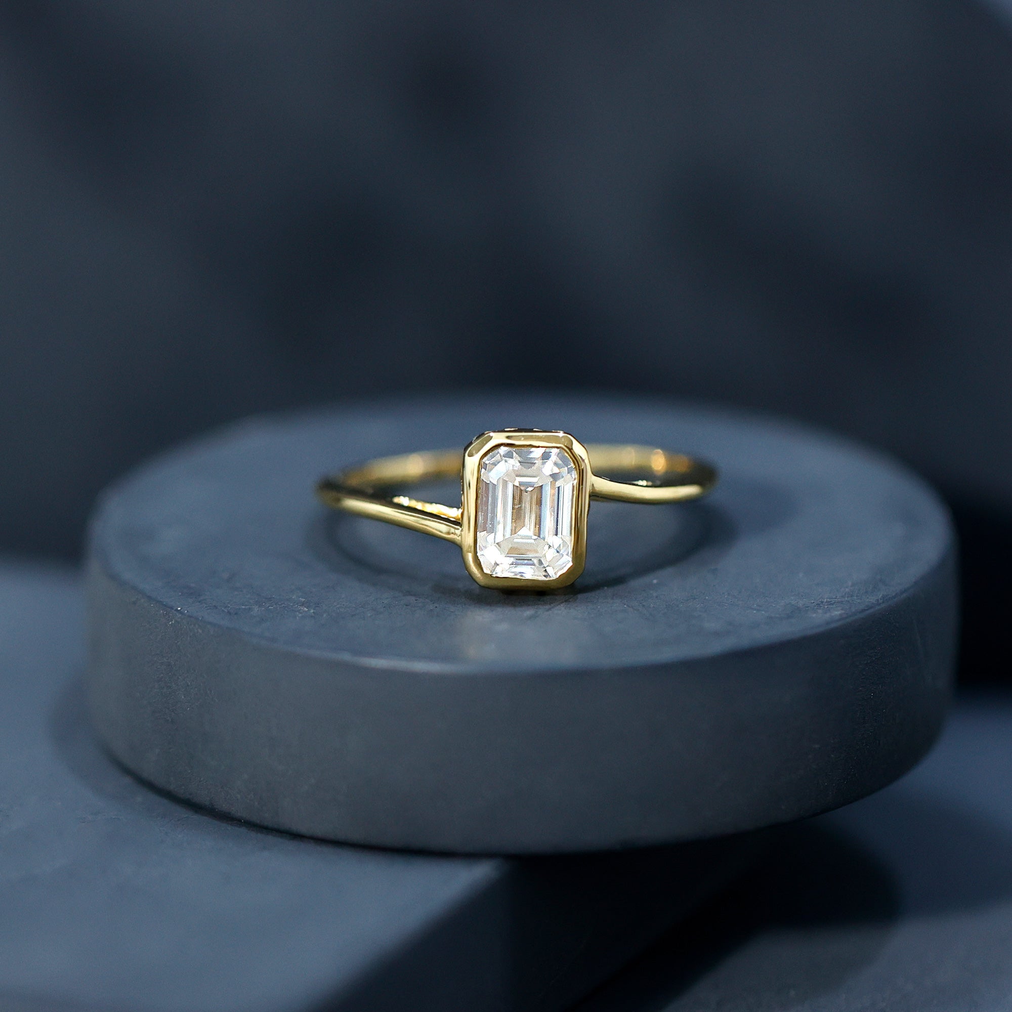 2 CT Octagon Cut Moissanite Engagement Ring For Women