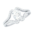 2.25 CT Oval Cut Zircon Engagement Ring with Split Shank