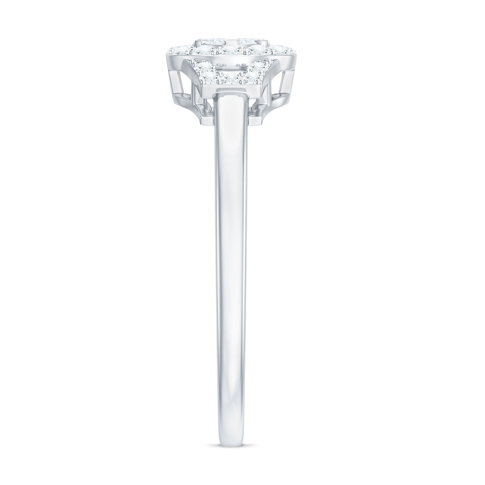 0.50 CT Minimal Zircon Engagement Ring in Gold