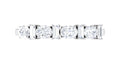 Oval and Baguette Cut Zircon Wedding Half Eternity Ring