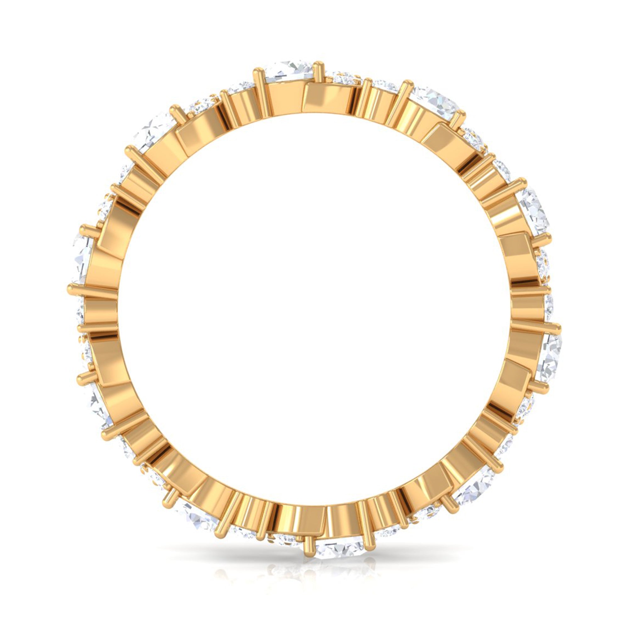 1 CT Elegant Cubic Zirconia Eternity Ring