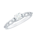 Designer Moissanite Promise Ring for Her