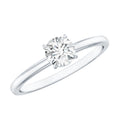 Round Shape Lab Grown Diamond Solitaire Ring