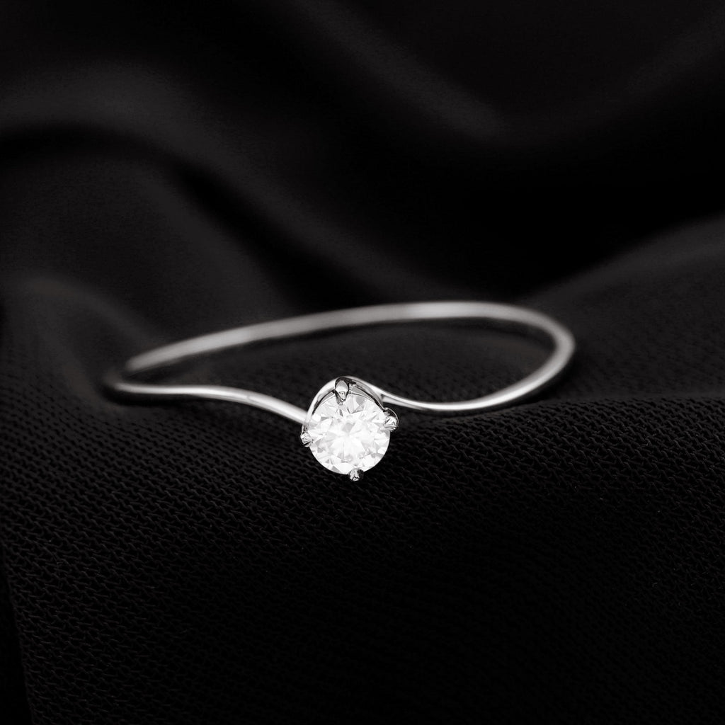 Solitaire Lab Grown Diamond Promise Ring