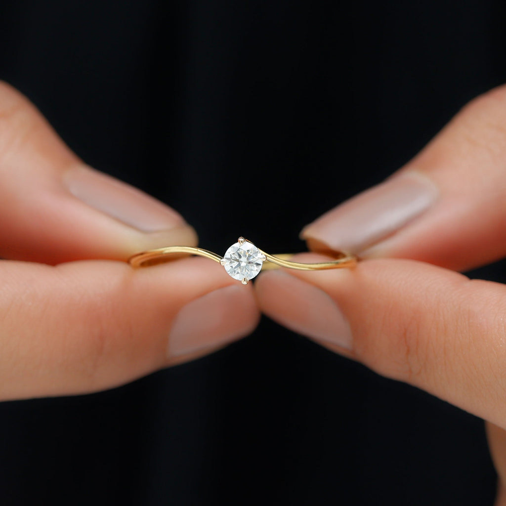 Solitaire Lab Grown Diamond Promise Ring