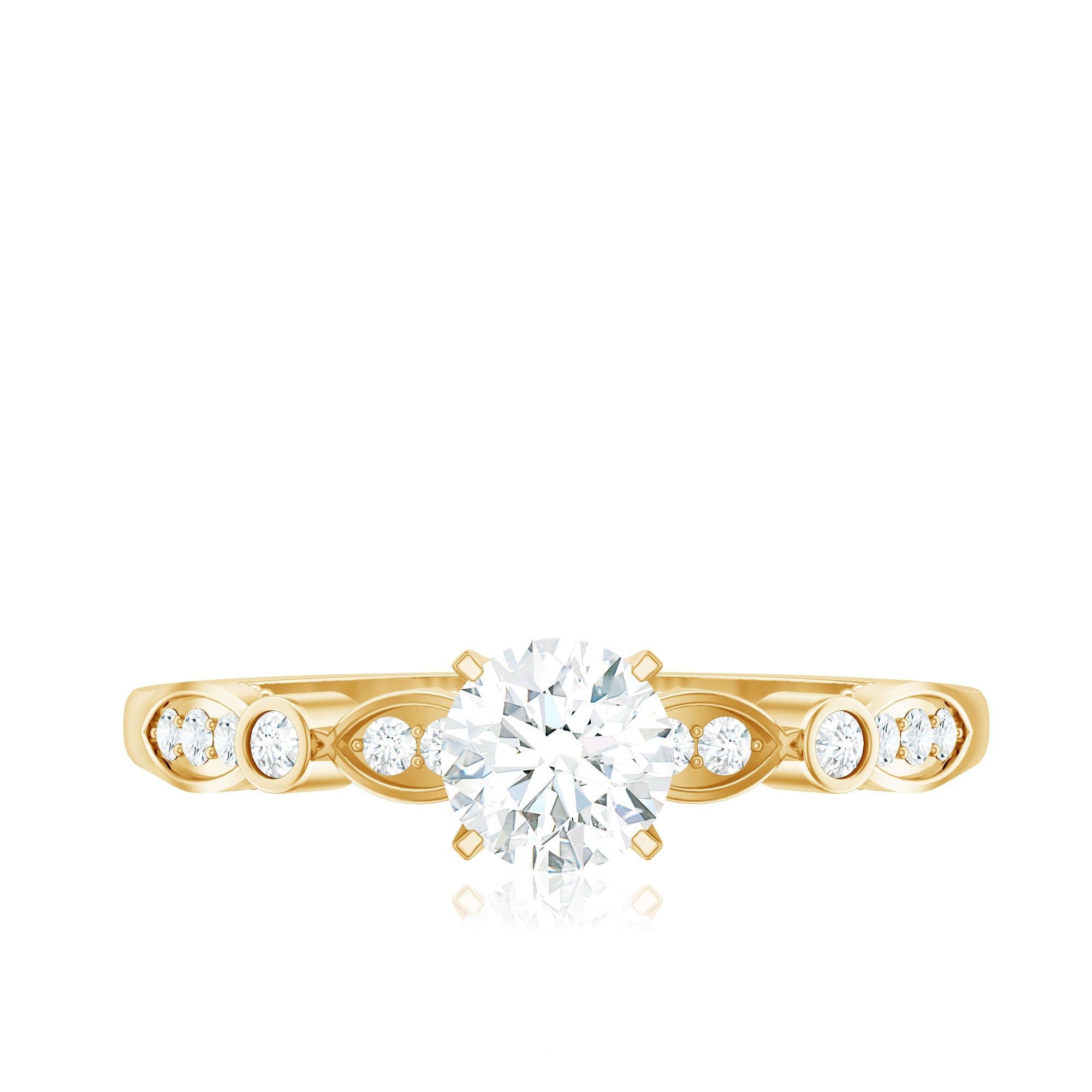 Cubic Zirconia Promise Engagement Ring