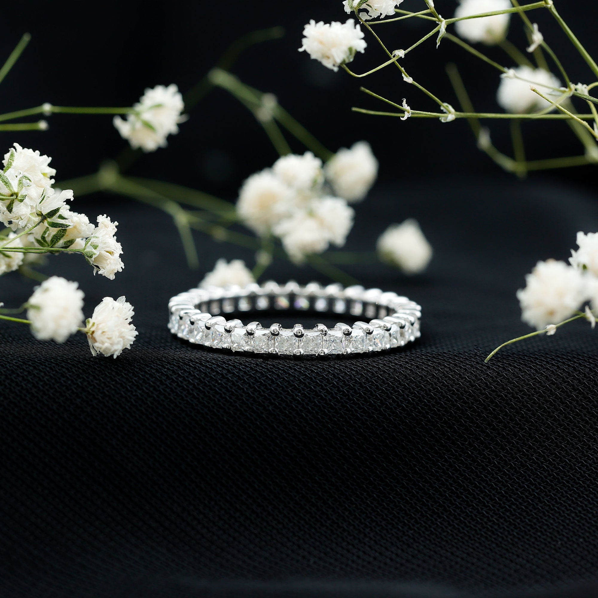 1.50 CT Zircon Full Eternity Ring