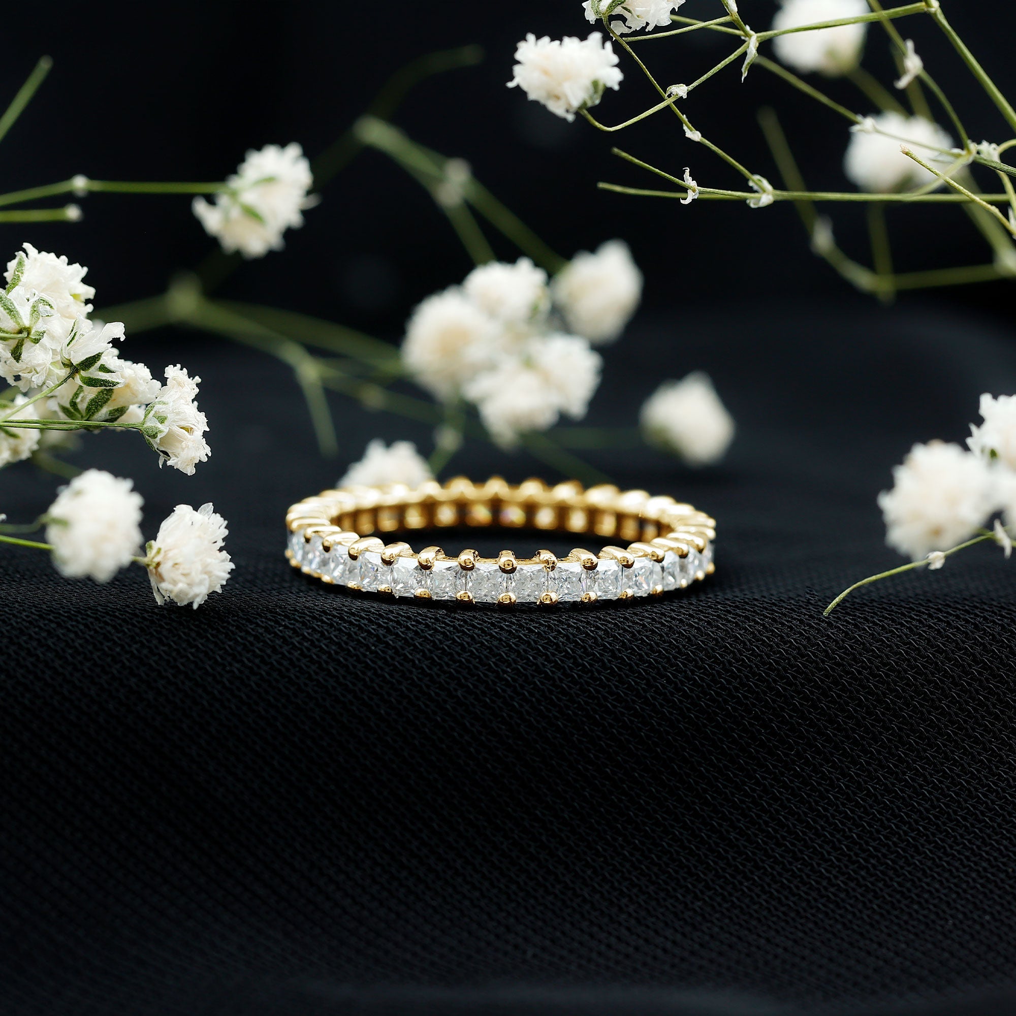 1.50 CT Zircon Full Eternity Ring