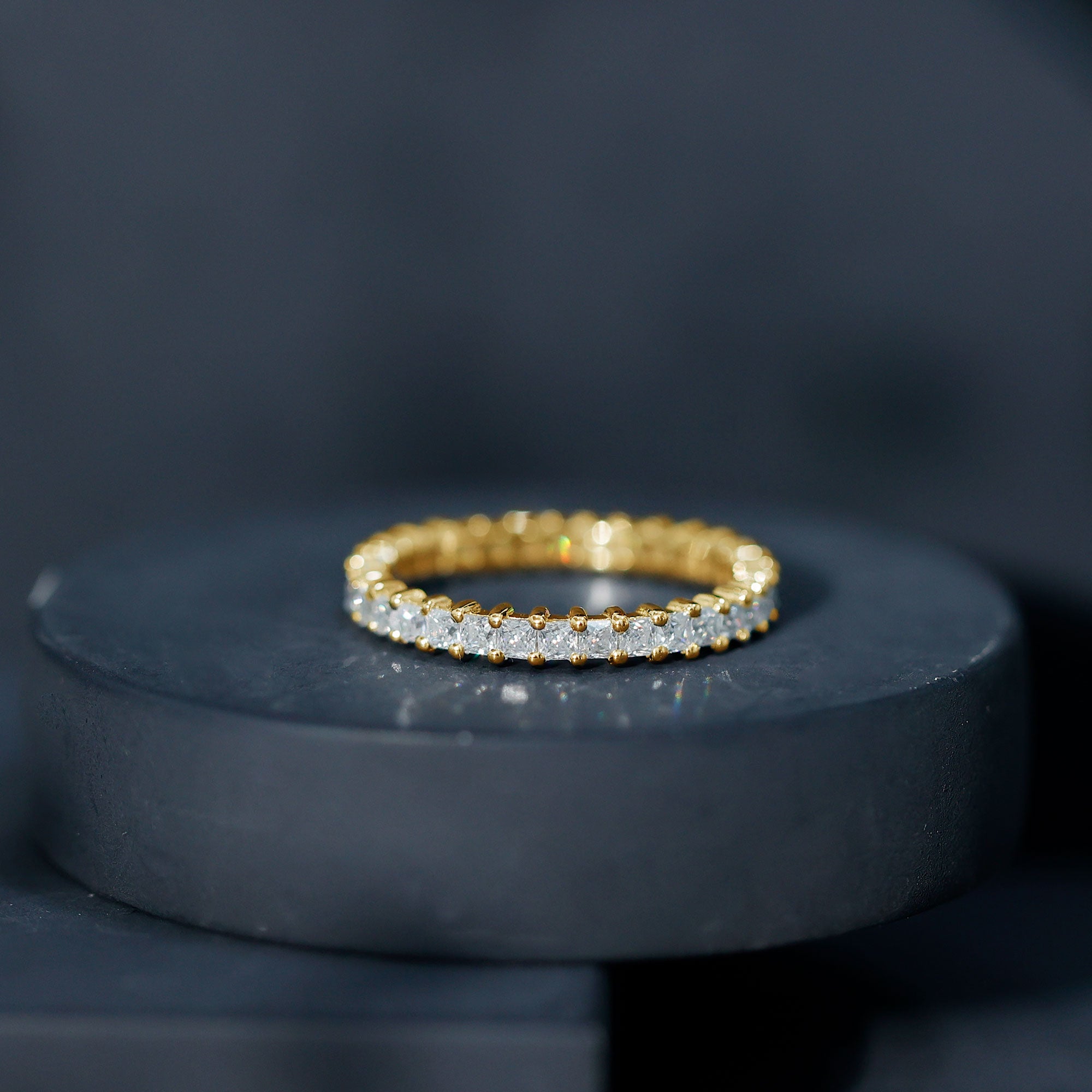 1.50 CT Zircon Full Eternity Ring