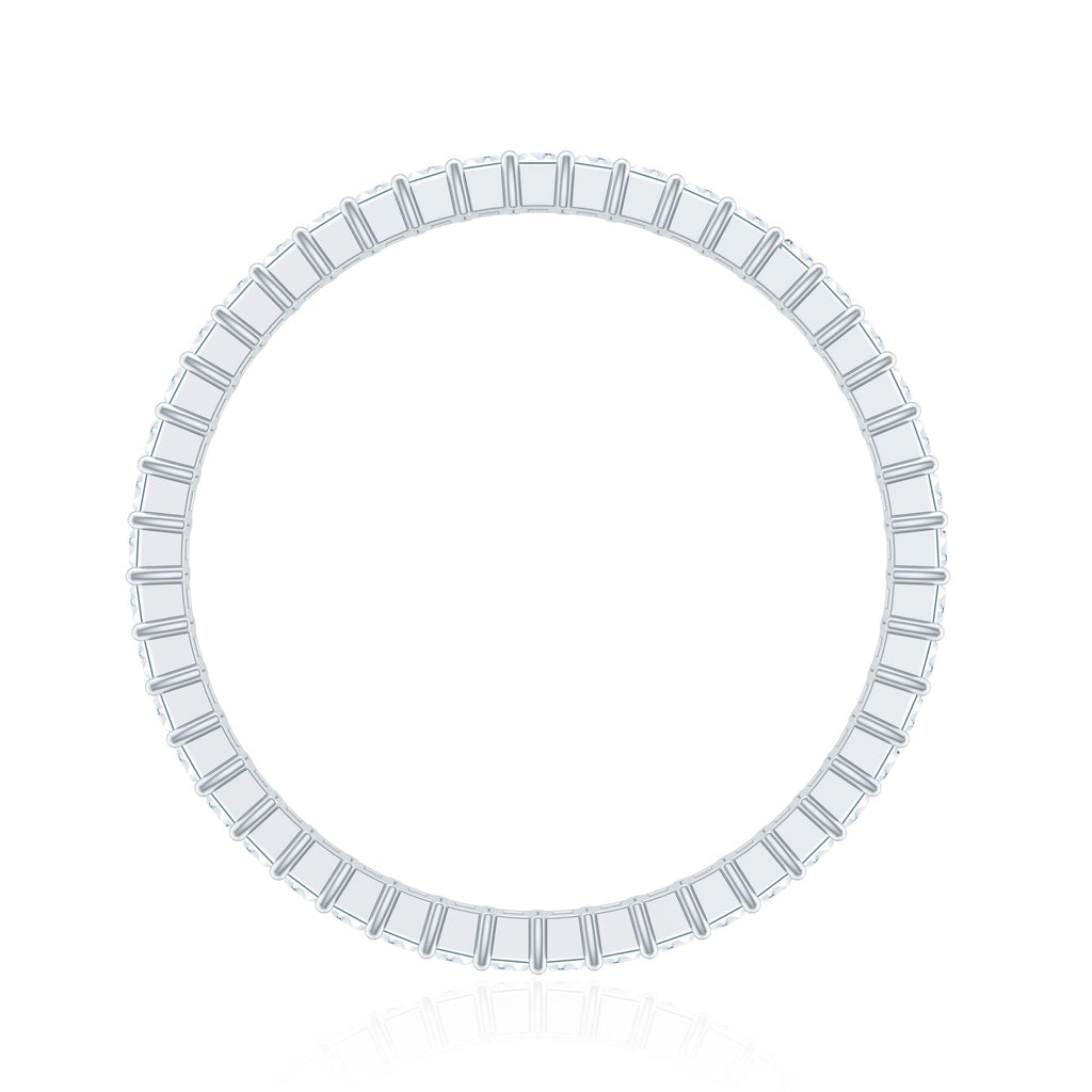 Baguette Cut Diamond Eternity Wedding Band Ring