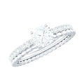 6mm Certified Cushion Cut Moissanite Solitaire Engagement Ring