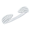 Certified Pave Set Moissanite Ring Enhancer