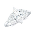 5X10mm Marquise Cut Moissanite Classic Engagement Ring