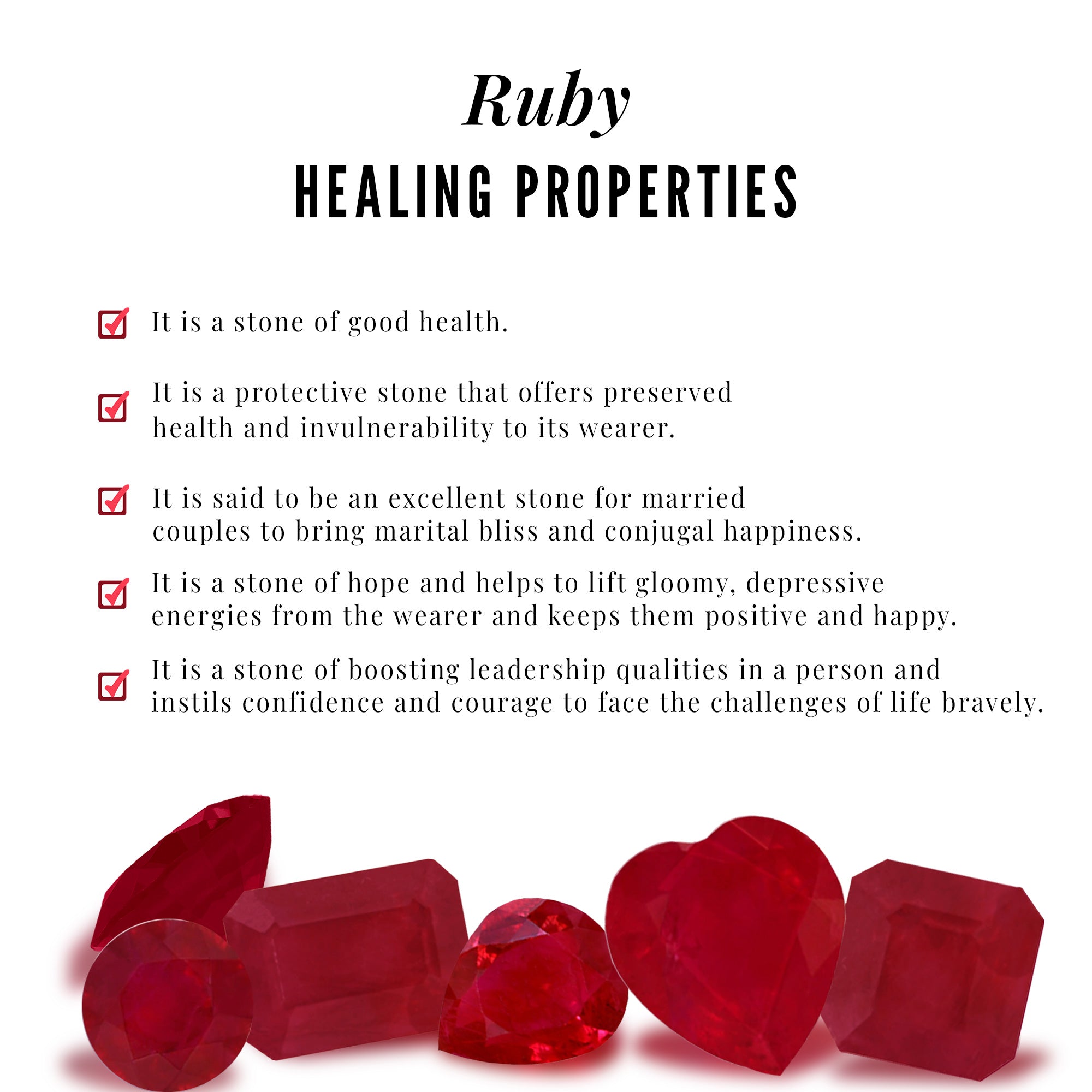 Minimal Ruby Engagement Ring with Diamond Accent