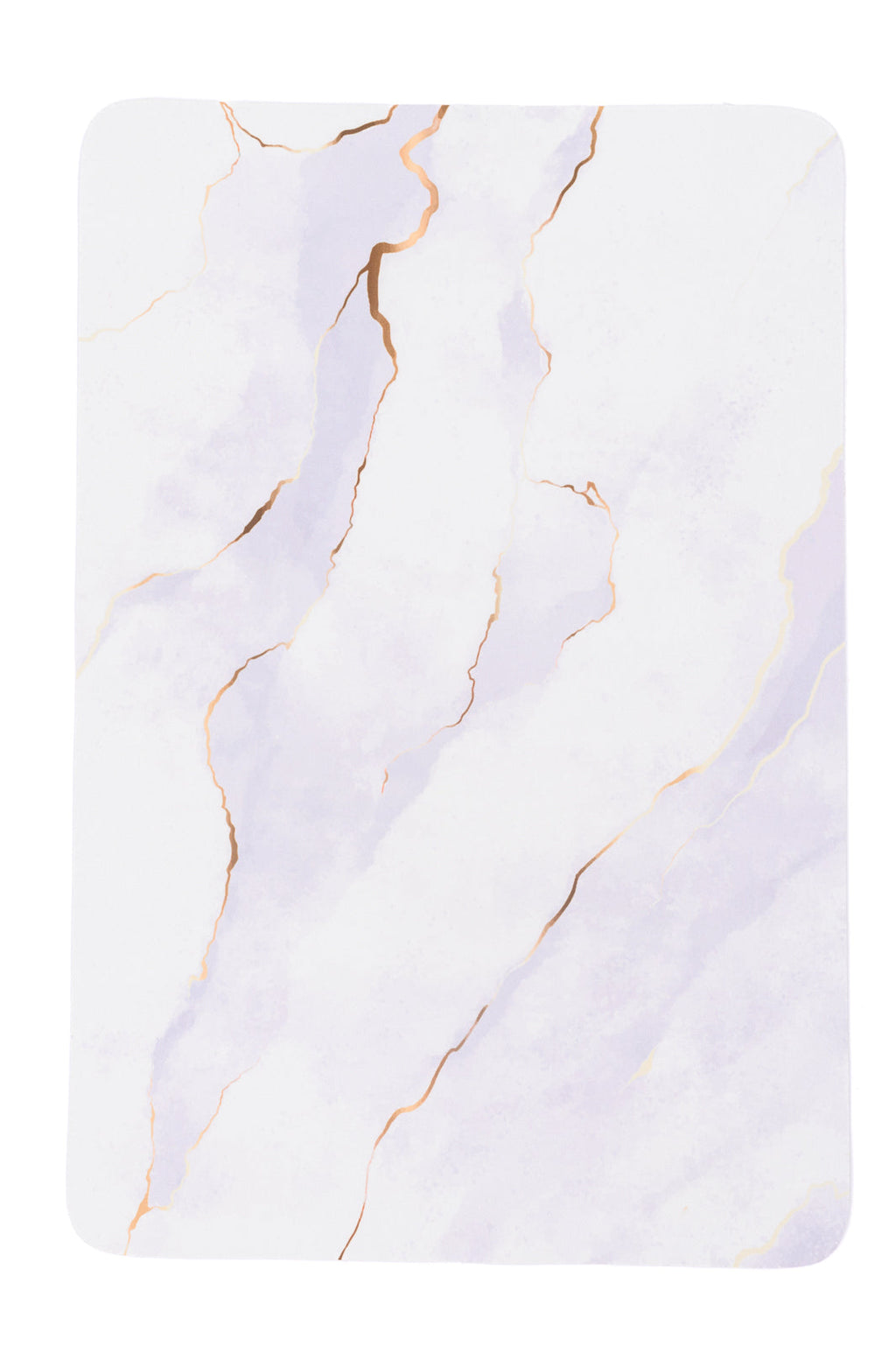 Say No More Luxury desk pad in White Marble **FINAL SALE**
