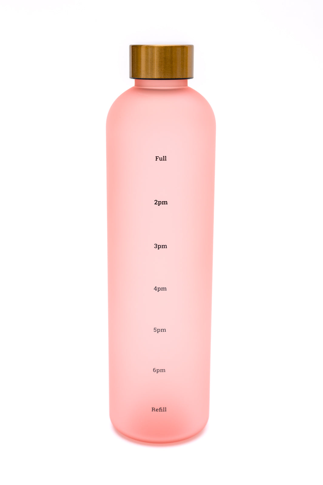 Sippin' Pretty 32 oz Translucent Water Bottle in Pink & Gold **FINAL SALE**