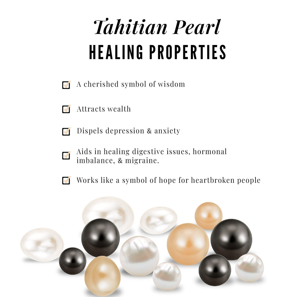 Designer 15 Carat Tahitian Pearl Dangle Earrings with Diamond