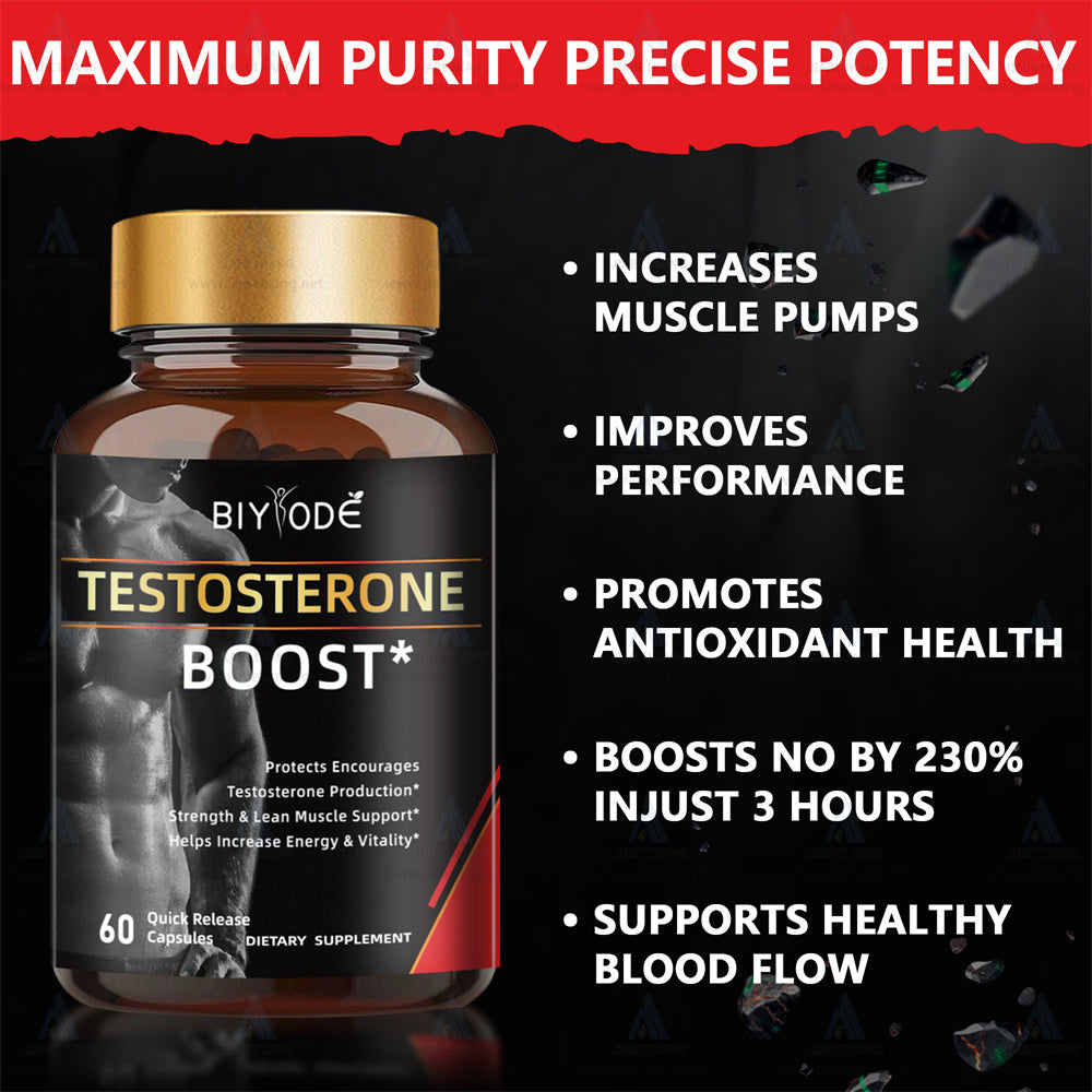 Testosterone Capsules, Vegetarian Vitamins