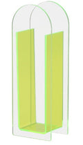 Acrylic Vase Transparent Colorful Living Room Dry Flower Geometric Flower Vase