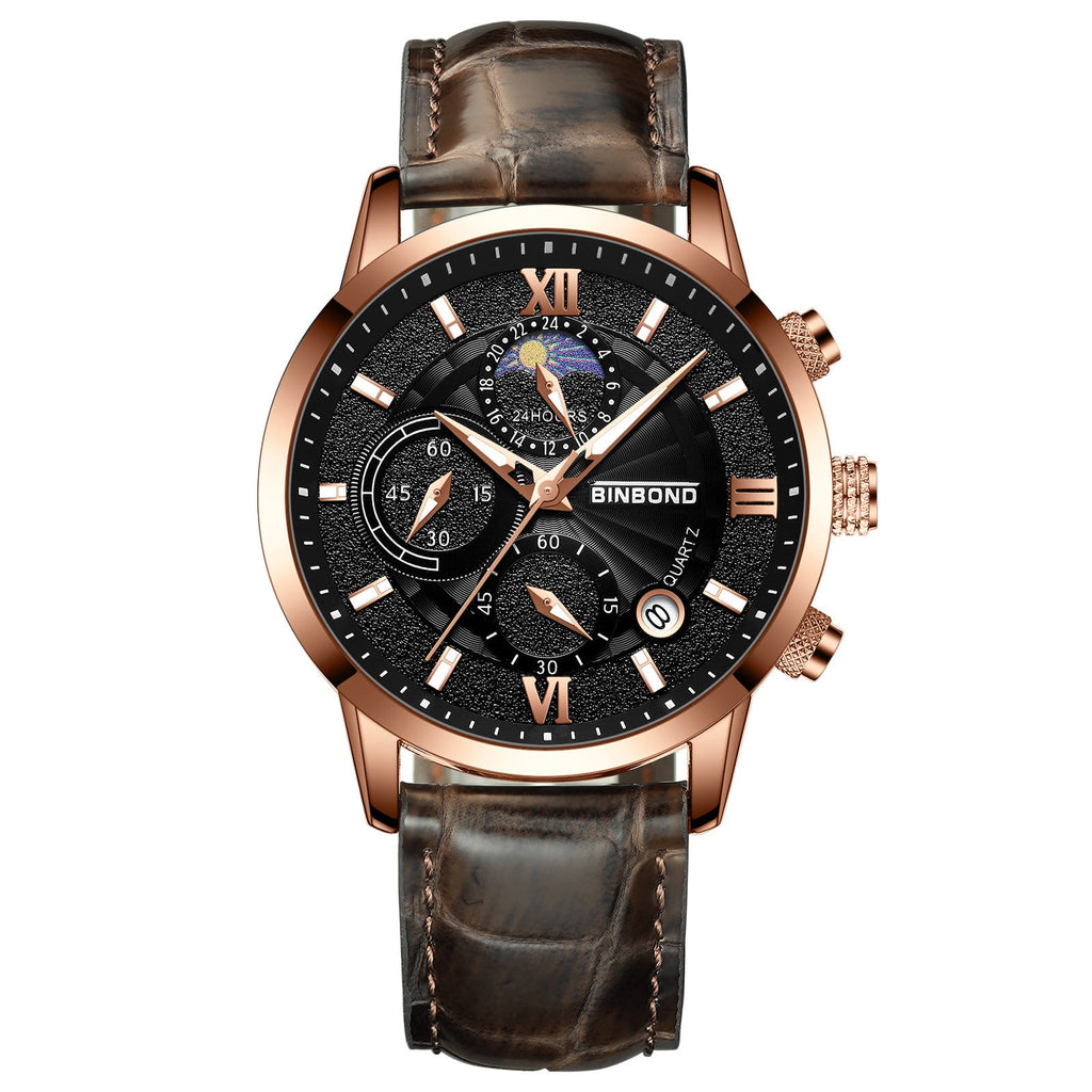 Quartz Multifunctional Chronographe Waterproof
