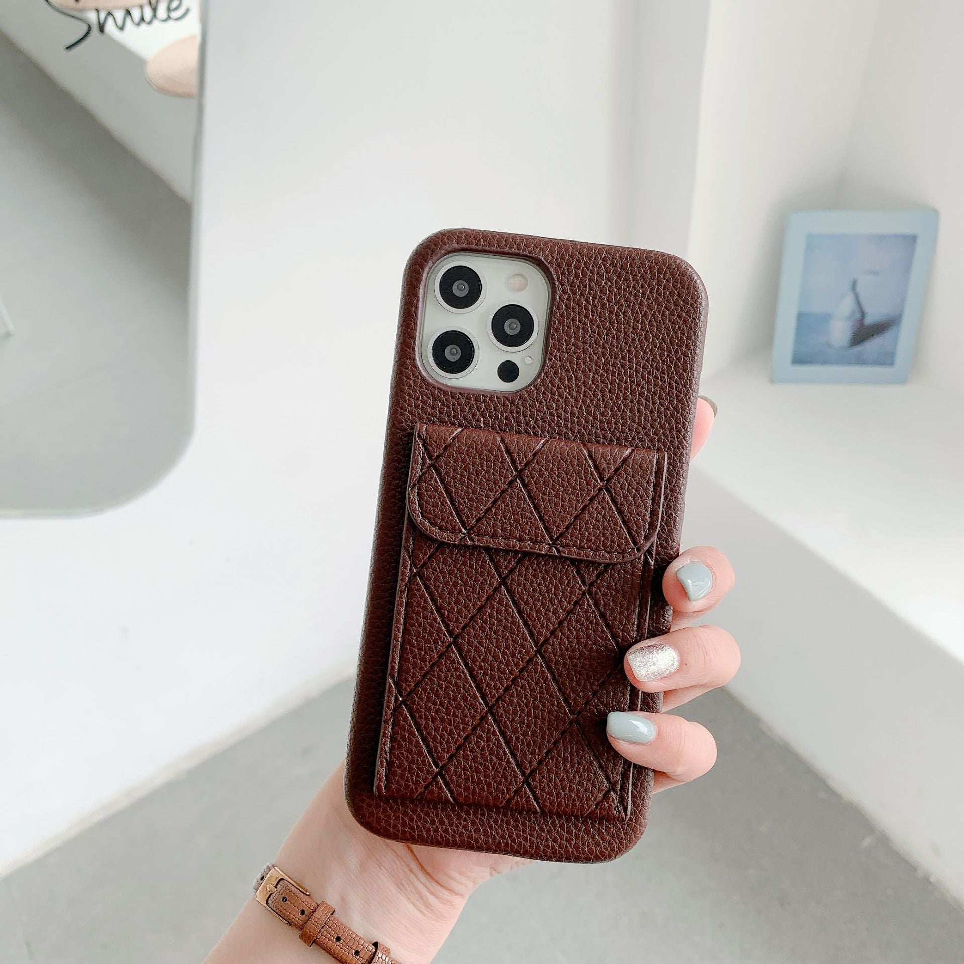 Tide Brand Mobile Phone Case Card Holder