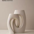 Creative Ceramic Vase Abstract Art Decoration Living Room Dining Table Shaped Vase Home Decoration