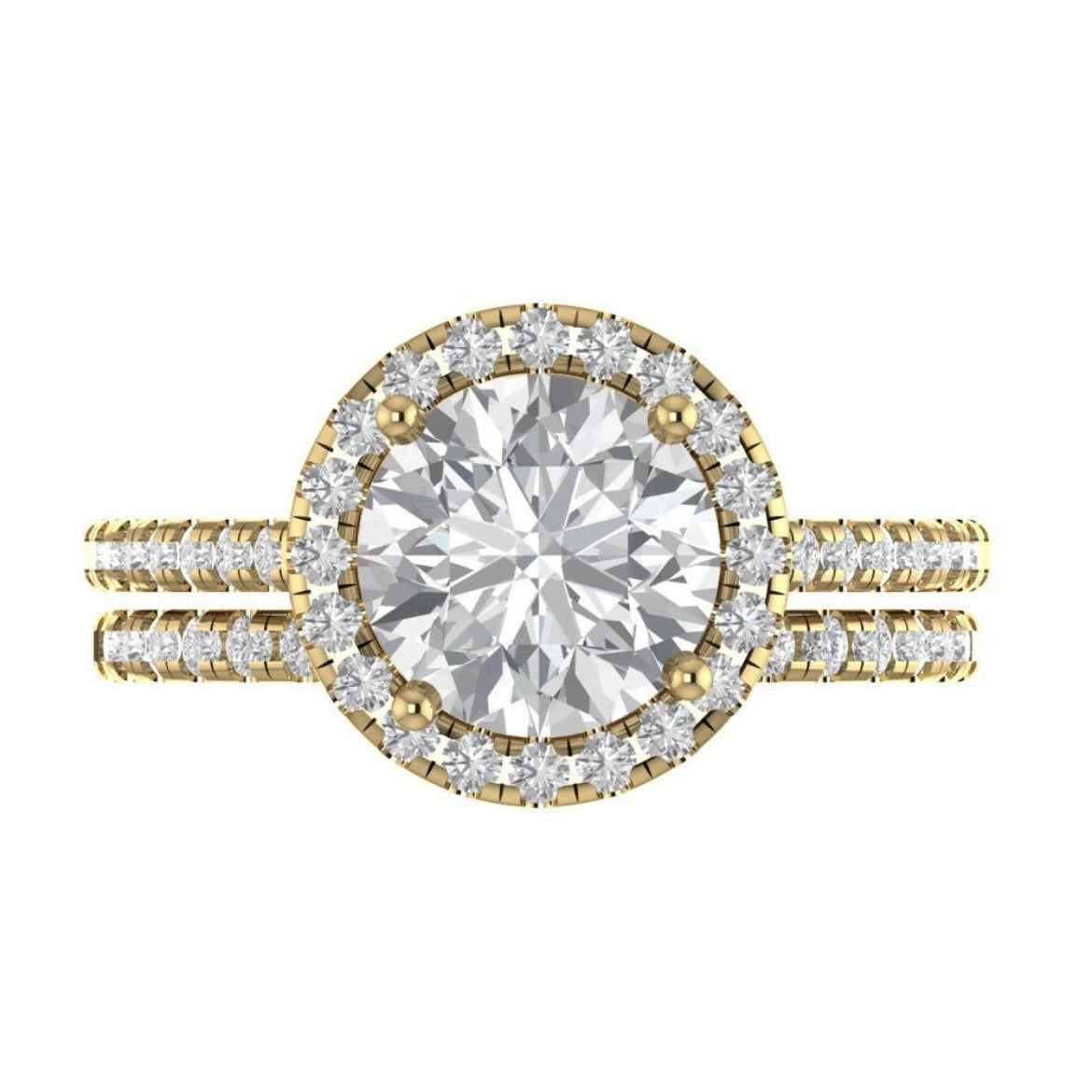 Gold Plated Classic Couple Rings