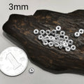925 Sterling Silver Counter Spacer Beads Argent Pur Water Bubble Beads