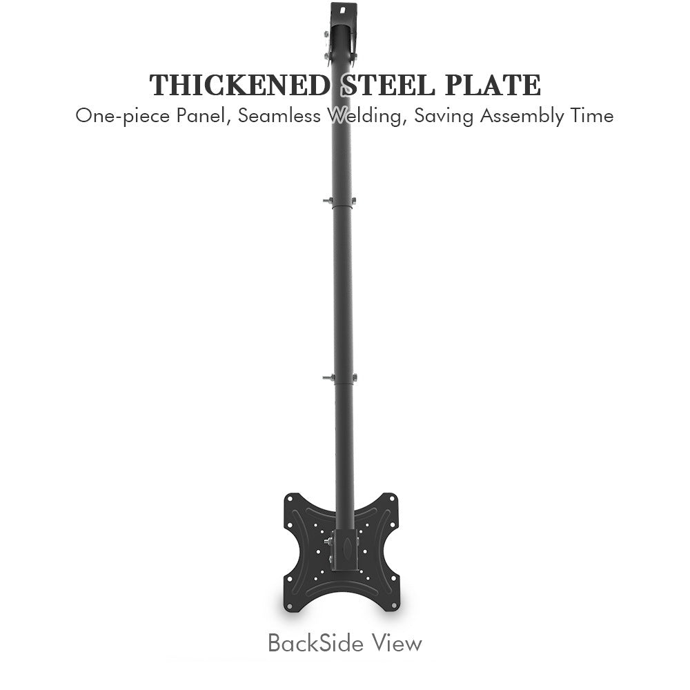 TV Ceiling Bracket, Length Adjustable 360 Degree Rotation, Up And Down 5-15 Degrees, Load Capacity 25kg